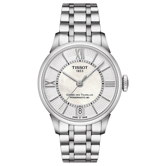 Tissot Ladies Automatic Watch Chemin Des Tourelles Powermatic 80 T0992071111300