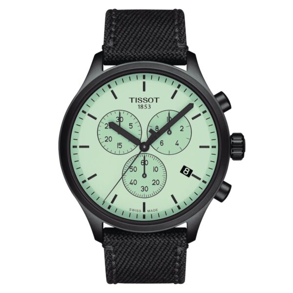 Tissot Mens Watch Tissot Chrono Xl 45mm Green Black T1166173709100
