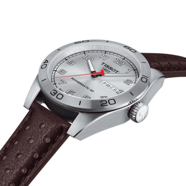 Tissot Mens Watch Prs 516 Automatic 42mm Powermatic 80 Silver Brown T1314301603200 - alternate view