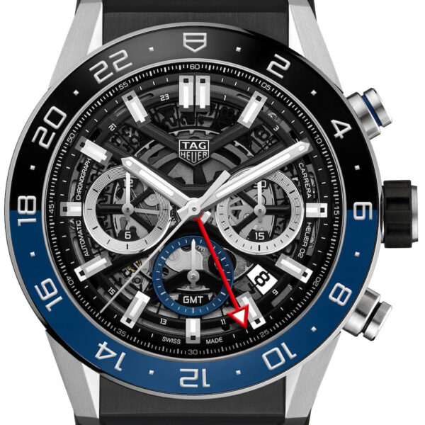 Tag Heuer Watch Carrera Chronograph Gmt Cbg2a1z Ft6157 - alternate view