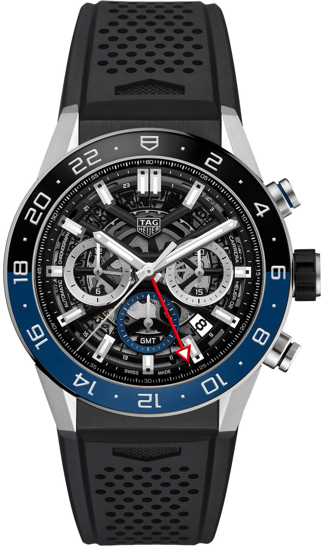 Tag Heuer Watch Carrera Chronograph Gmt Cbg2a1z Ft6157 - Image 2