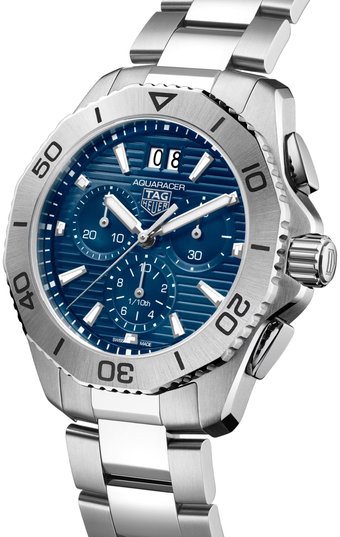 Tag Heuer Watch Aquaracer Quartz Chrono Cbp1113 Ba0627 - Image 3