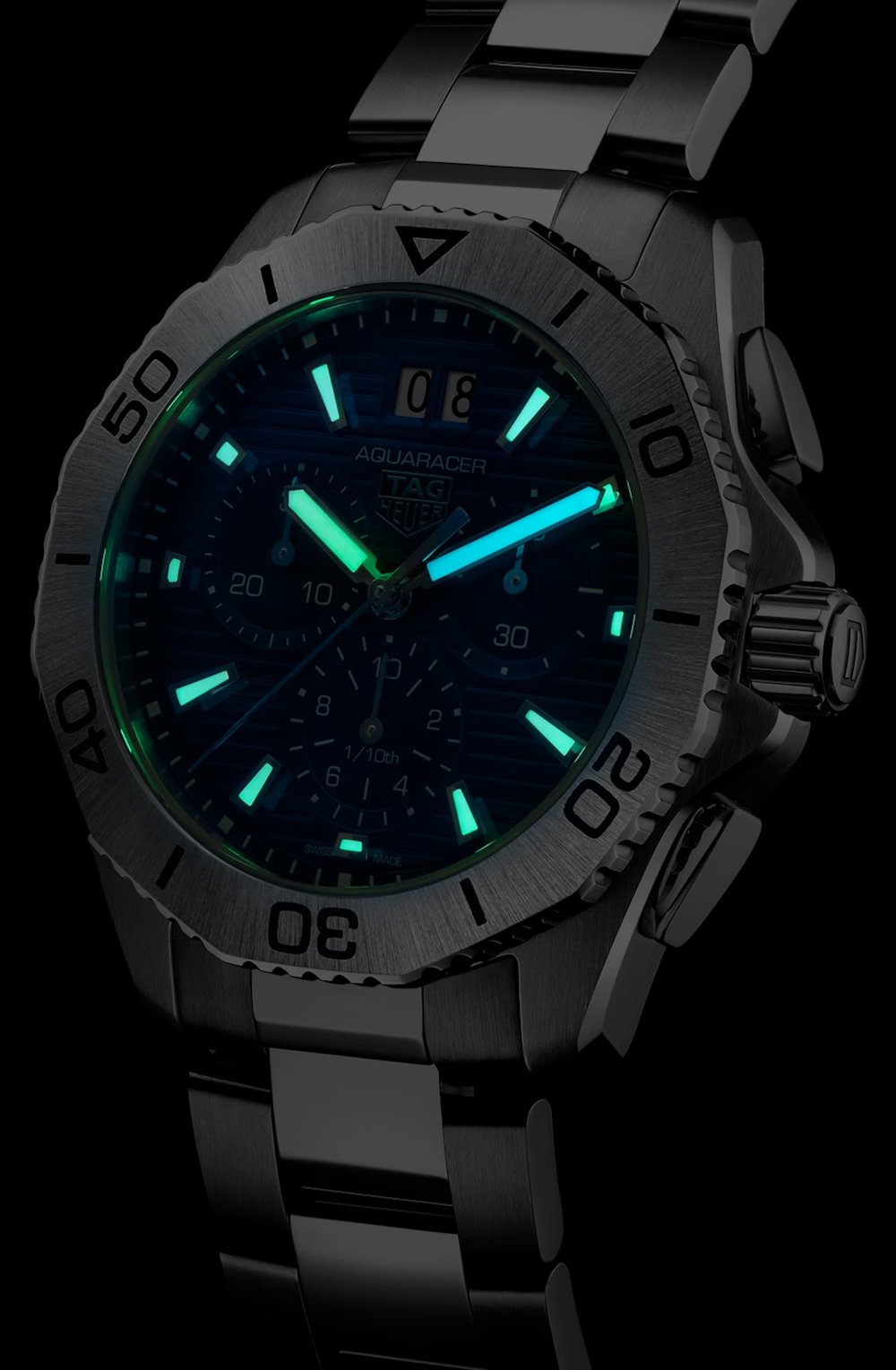 Tag Heuer Watch Aquaracer Quartz Chrono Cbp1113 Ba0627 - Image 2
