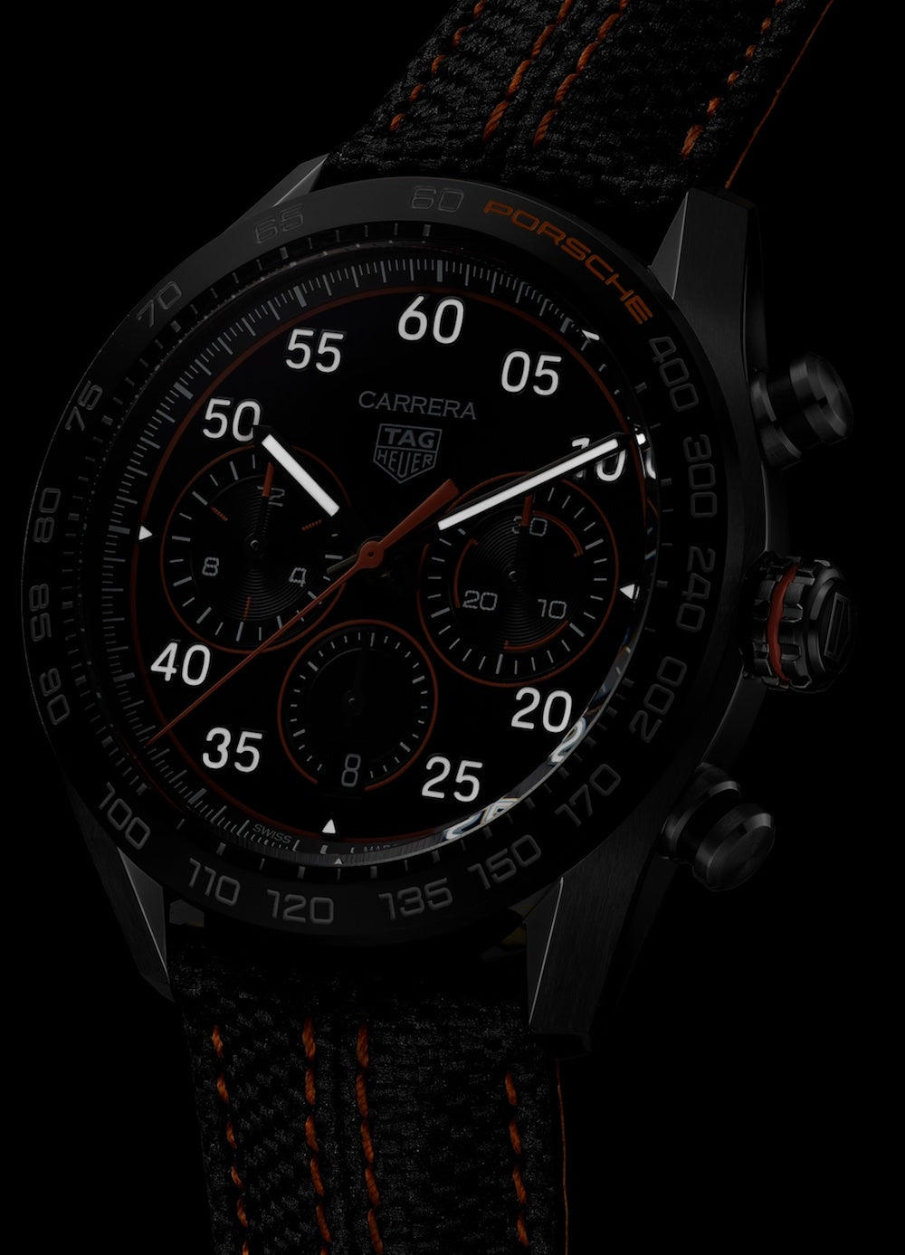 Tag Heier Watch Carrera Porsche Orange Racing Special Edition Cbn2a1m Fc6526 - Image 2