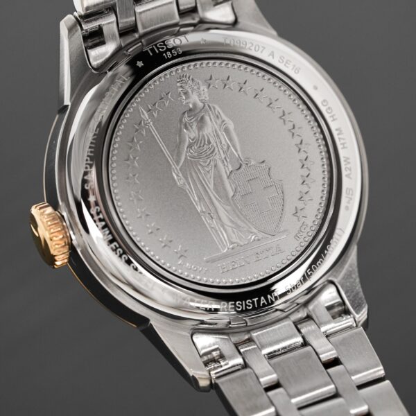 Tissot Ladies Automatic Watch Chemin Des Tourelles Powermatic 80 Two Tone Rose Helvetic Pride Special Edition T0992072211801 - alternate view