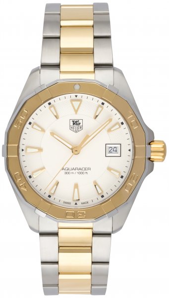 Tag Heuer Aquaracer White Dial Watch For Men Way1120 Bb0930 - alternate view