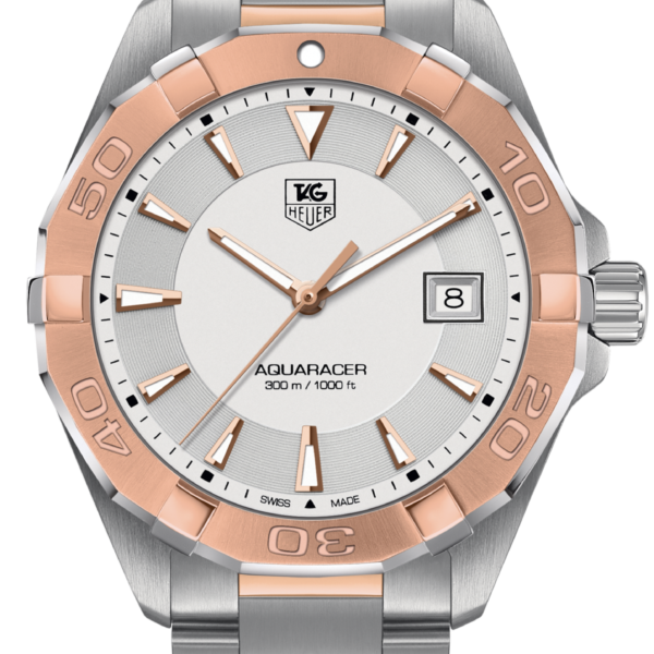 Tag Heuer Aquaracer White Dial Watch For Men Way1150 Bd0911