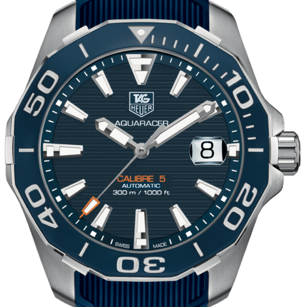 Tag Heuer Aquaracer Blue Dial Watch For Men Way211c Ft6155