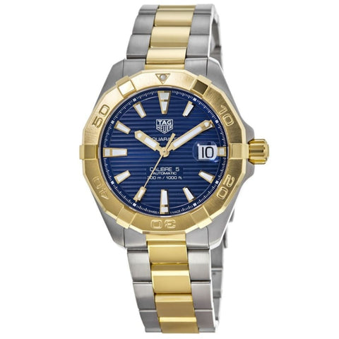 Tag Heuer Aquaracer Calibre 5 Blue Dial Two Tone Steel Strap Watch For Women Wbd2120 Bb0930 - Image 3