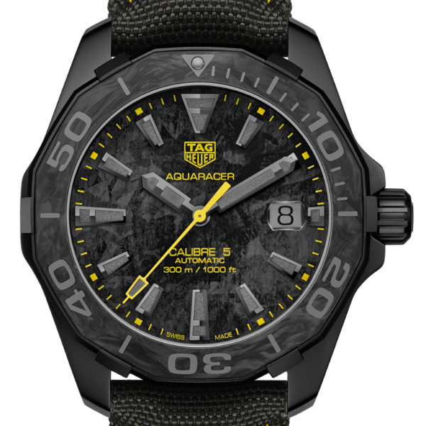 Tag Heuer Aquaracer Carbon Dial Watch For Men Wbd218b Fc6446