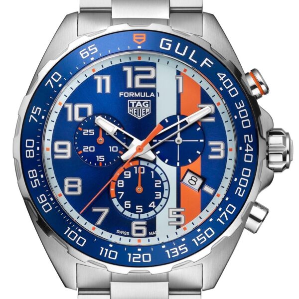Tag Heuer Watch Formula 1 Chronograph Gulf Caz101at Ba0842