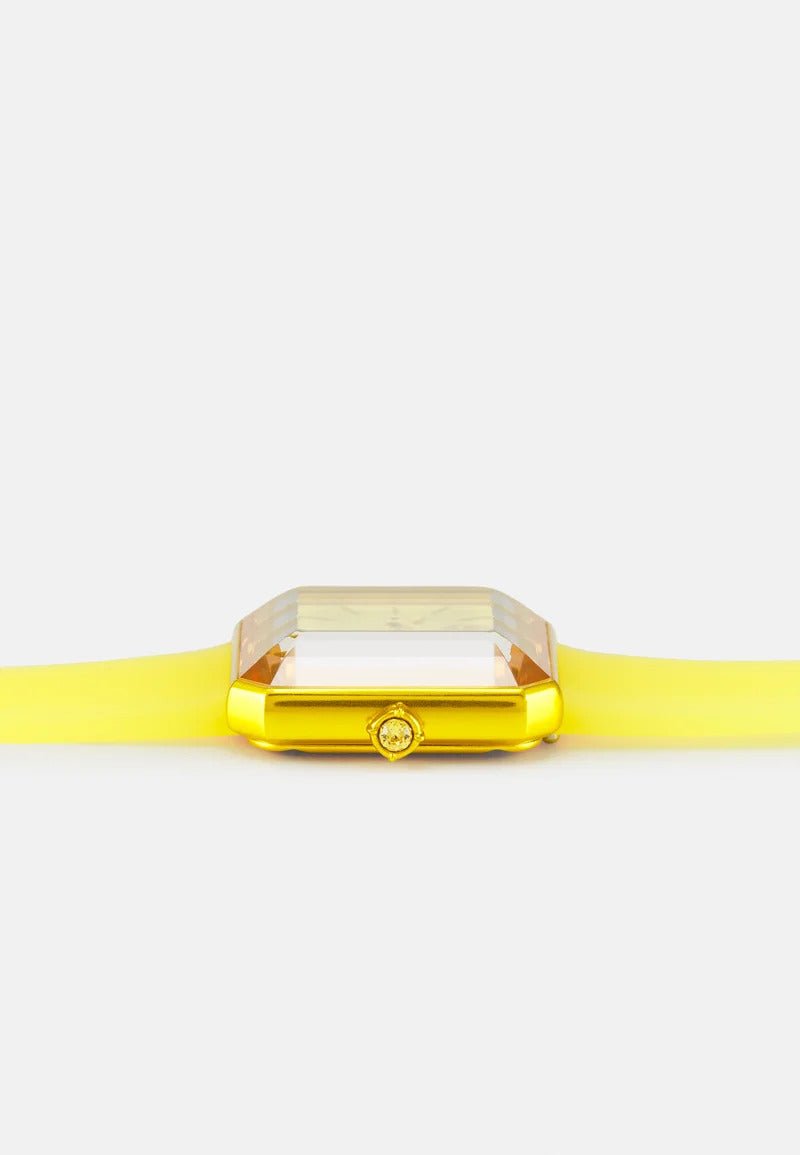 Swarovski Watch Lucent With Silicone Strap Yellow 5624382 - Image 4
