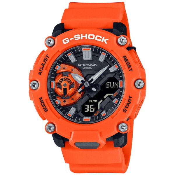 Casio G Shock Mens Orange Watch Ga 2200m 4aer