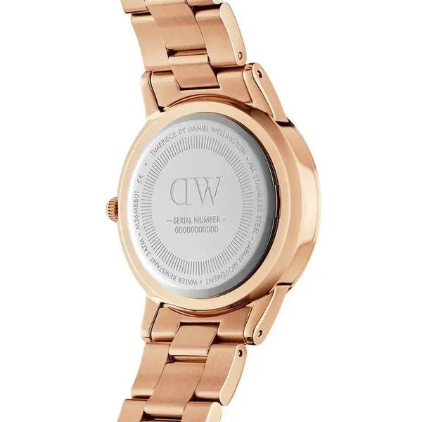 Daniel Wellington Iconic Link Ladies Rose Gold Watch Dw00600210 - alternate view