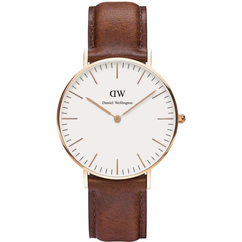 Daniel Wellington Mens Brown Classic St Mawes Watch Dw00100035