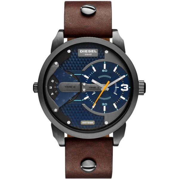 Diesel Dz7339 Men S Mini Daddy Gun Metal Watch