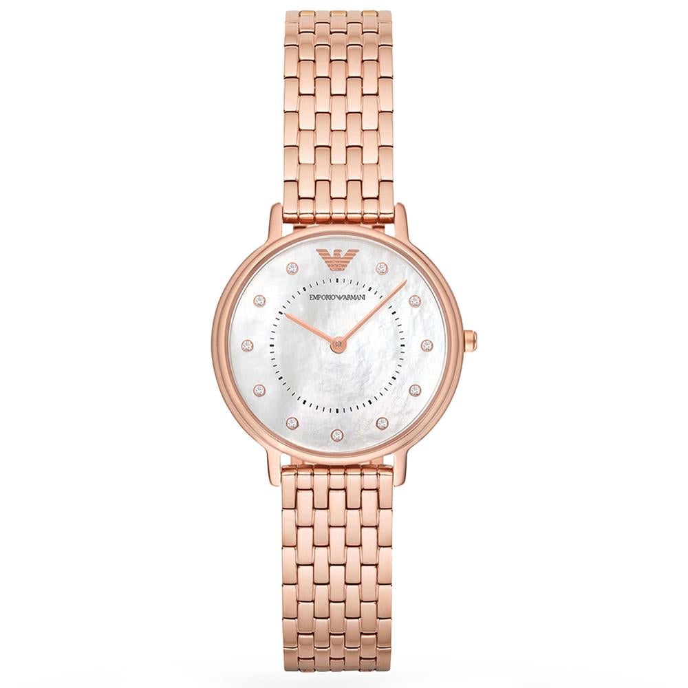 Emporio Armani Ar11006 Ladies Rose Gold Watch
