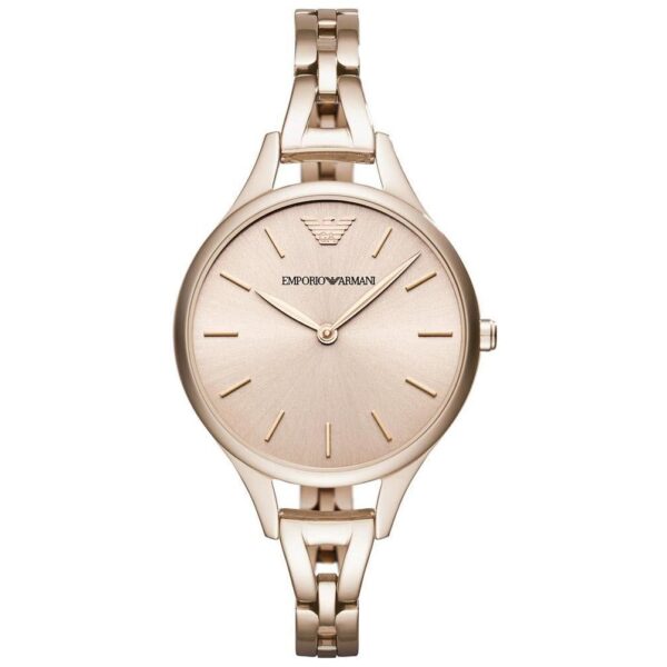 Emporio Armani Ar11055 Ladies Aurora Rose Gold Watch