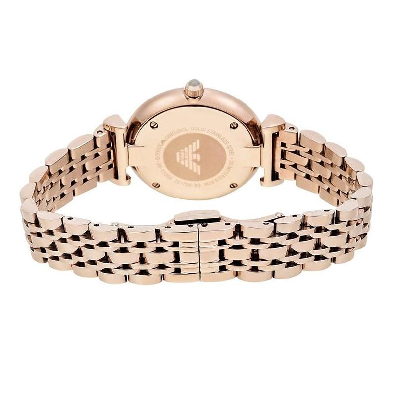 Emporio Armani Ar11059 Ladies Rose Gold Watch - Image 2