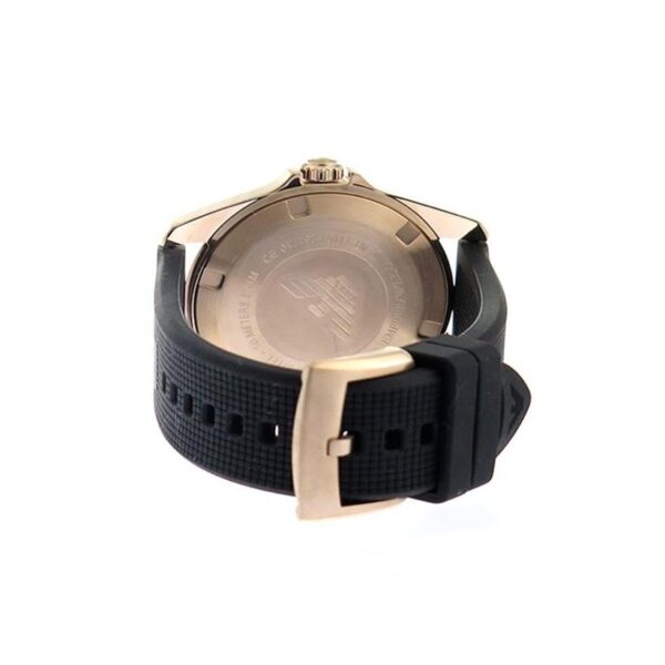 Emporio Armani Ar11101 Men S Rose Gold Black Watch - alternate view