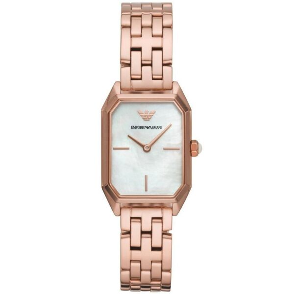 Emporio Armani Ar11147 Ladies Gioia Rose Gold Watch