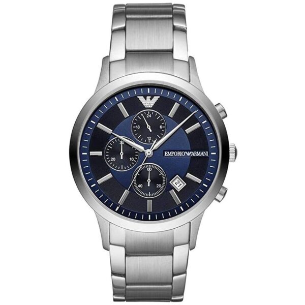 Emporio Armani Ar11164 Men S Blue Chronograph Watch