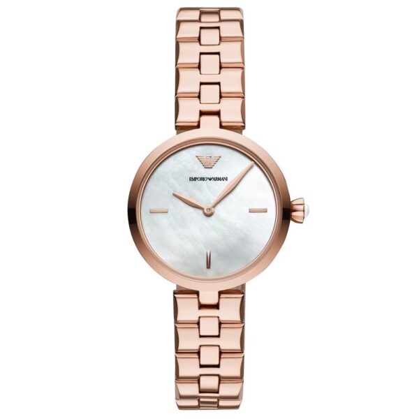 Emporio Armani Ar11196 Ladies Rose Gold Watch