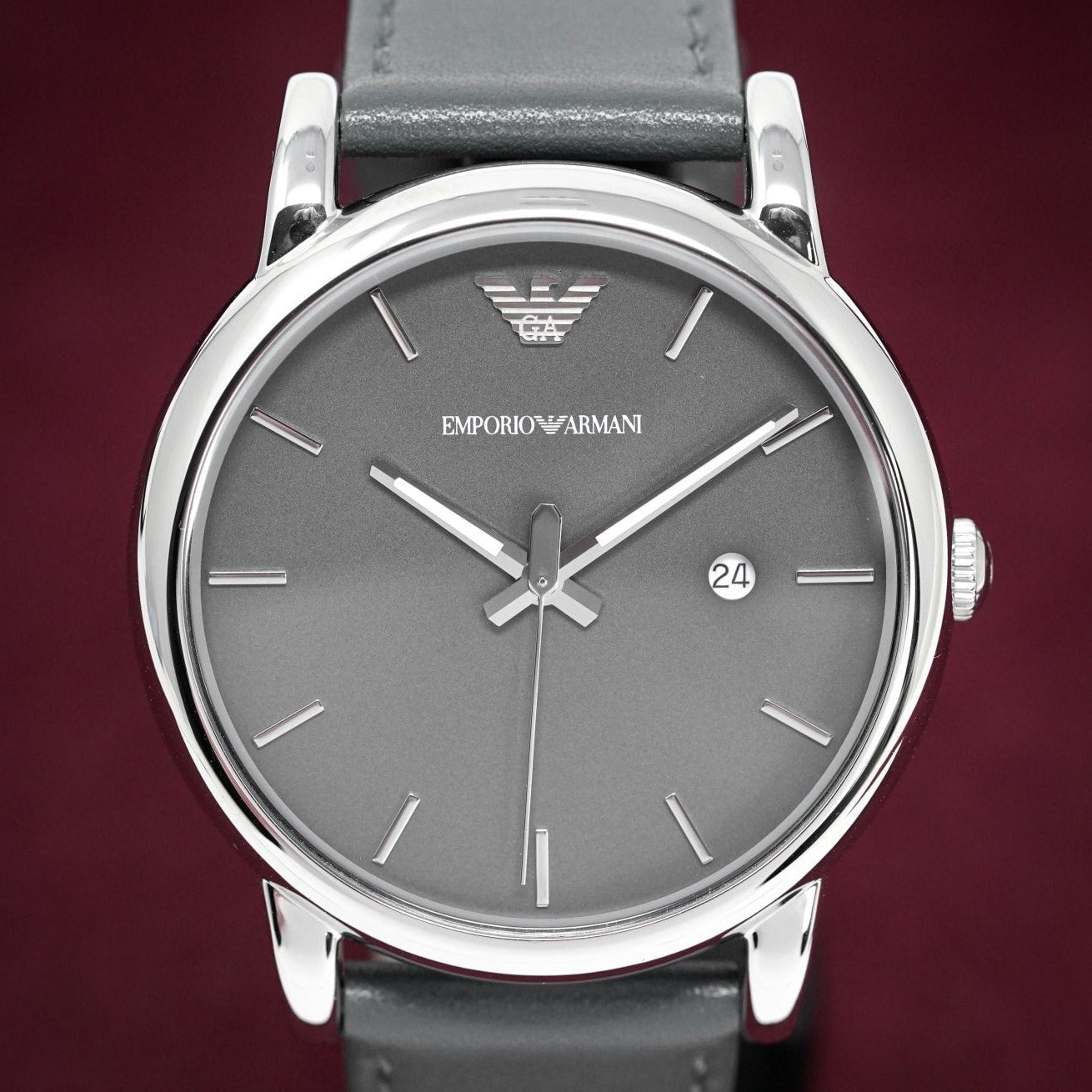 Emporio Armani Ar1730 Men S Classic Grey Watch - Image 2