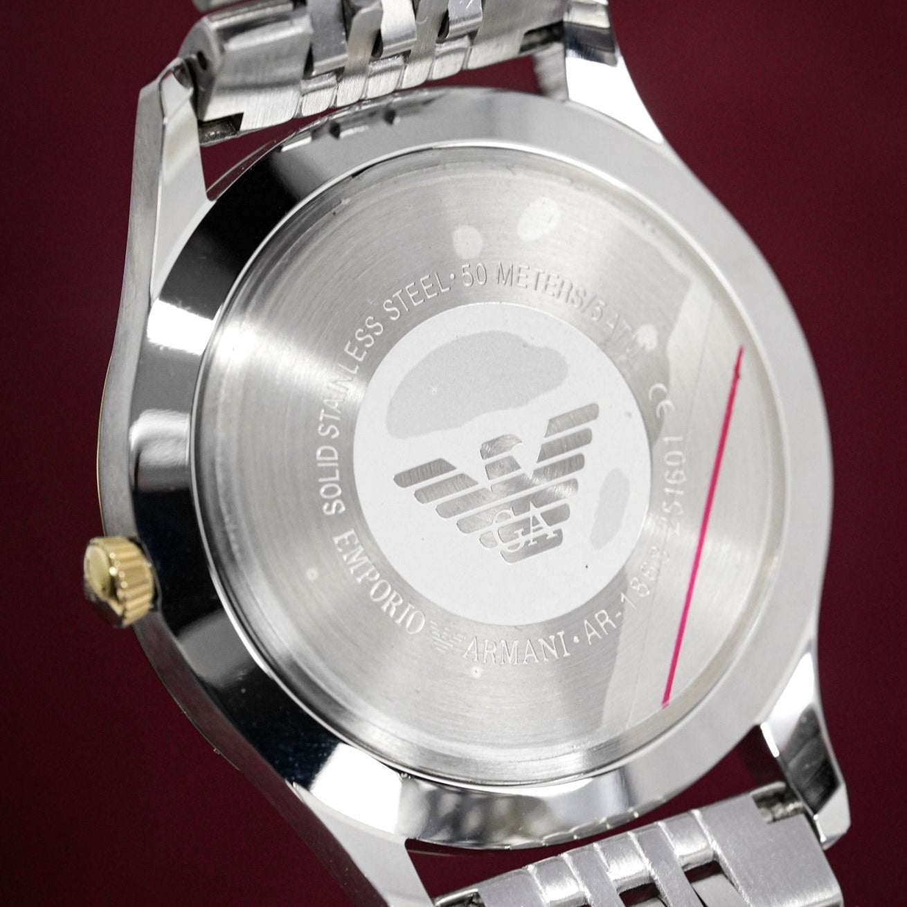 Emporio Armani Ar1868 Men S Two Tone Watch - Image 3