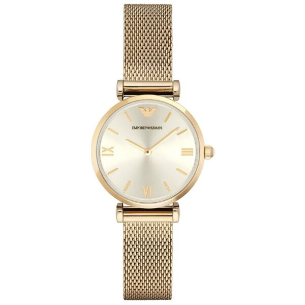 Montre fine Emporio Armani AR1957 pour femme, en or