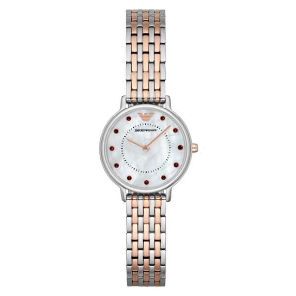 Emporio Armani Ar2515 Ladies Two Tone Watch