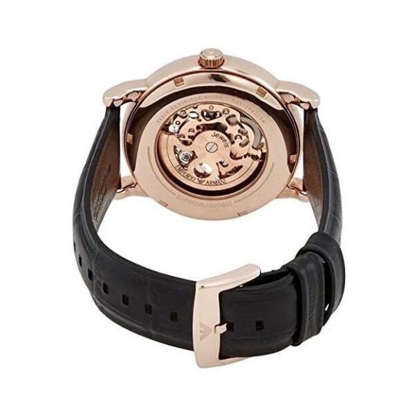 Emporio Armani Ar60007 Men S Skeleton Black Watch - alternate view