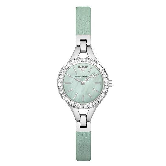 Montre Emporio Armani AR7414 pour femme, bleu marine