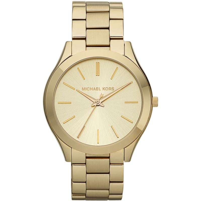 Orologio da donna Michael Kors MK3179 Slim Runway color oro