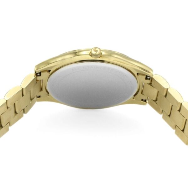 Michael Kors Mk3179 Ladies Slim Runway Gold Watch - alternate view