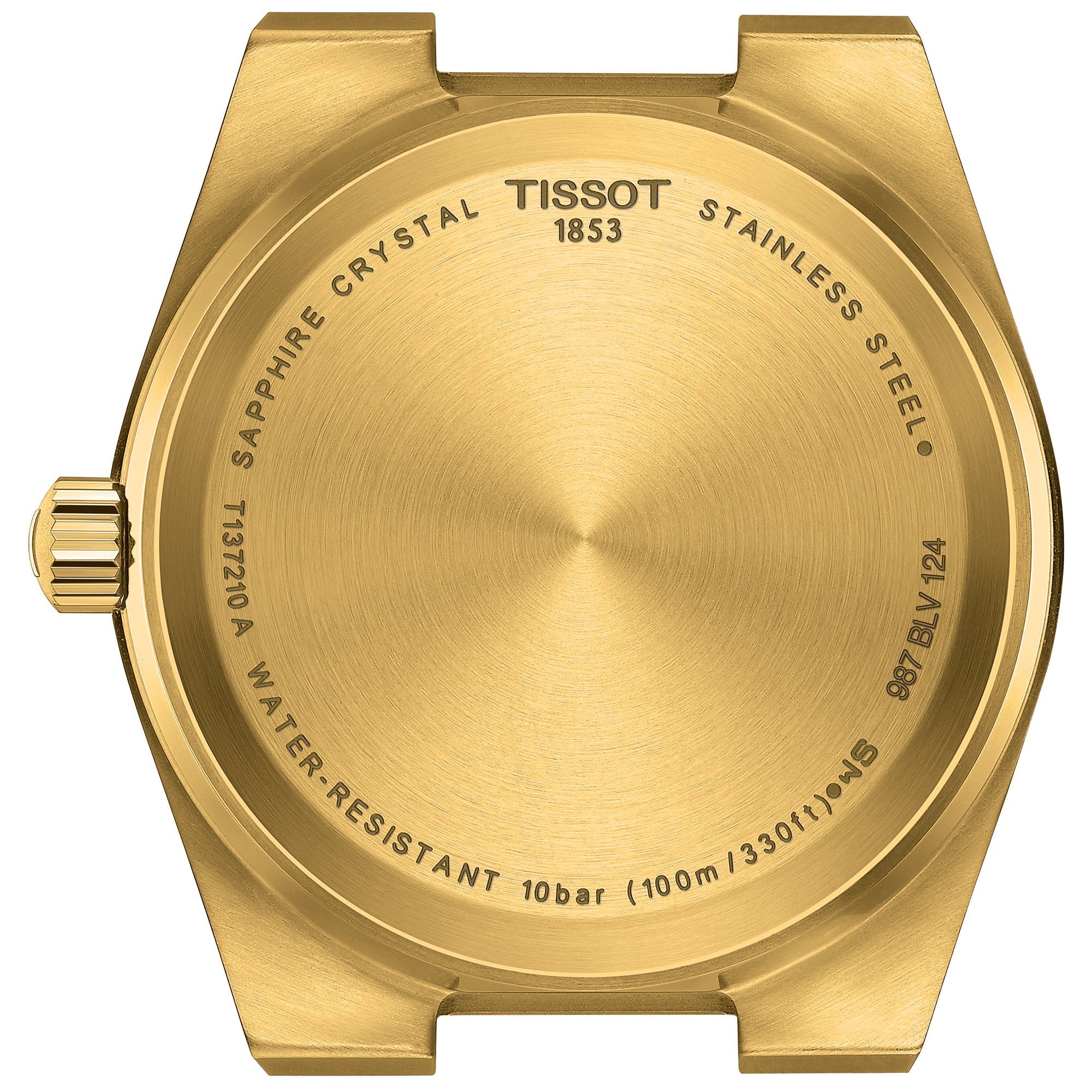 Tissot Prx 35mm Unisex Gold Watch T1372103302100 - Image 2