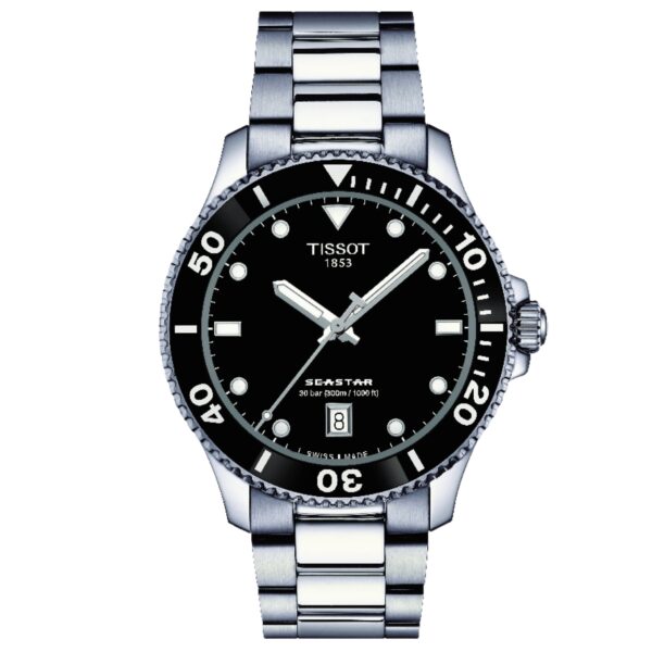 Tissot Seastar 1000 40mm Unisex Black Watch T120 410 11 051 00