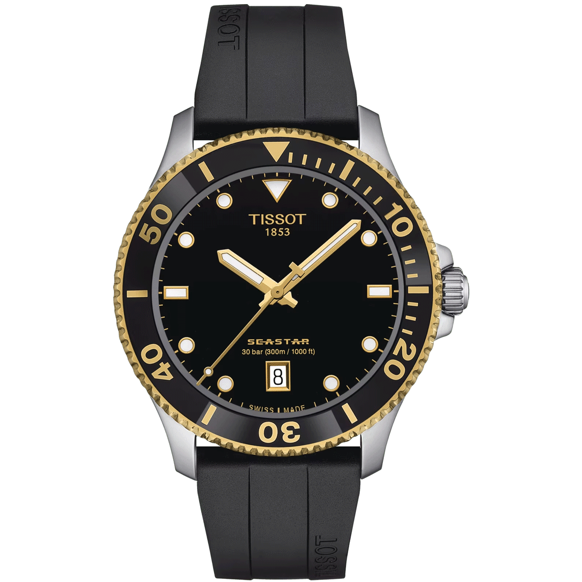 Tissot Seastar 1000 Mens Black Watch T120 410 27 051 00