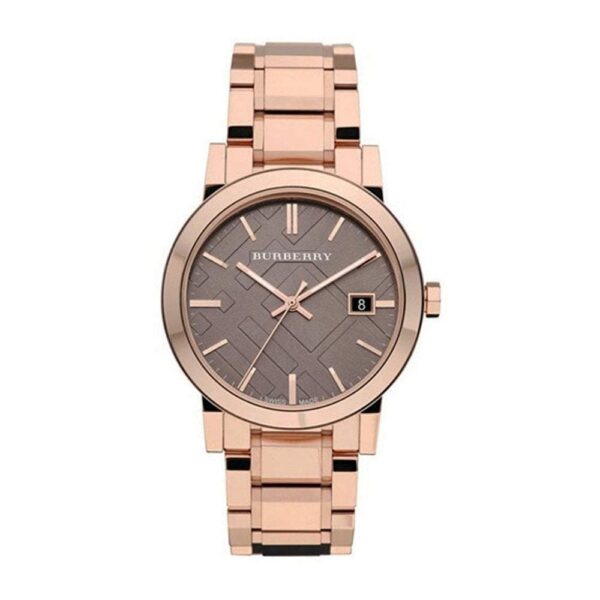 Burberry Ladies Watch The City Rose Gold Pvd Bu9005