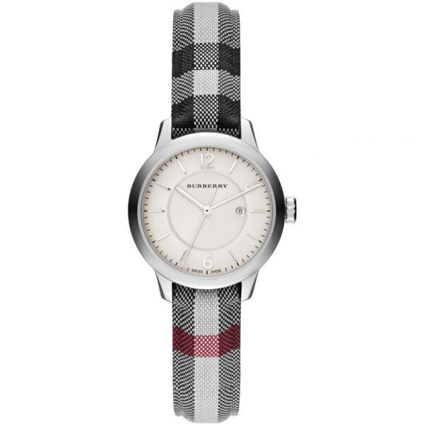 Burberry Ladies Watch The Classic Horseferry Silver Bu10103