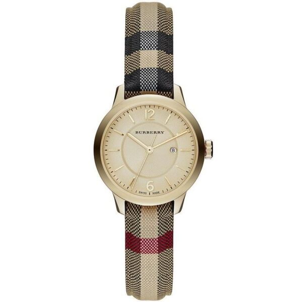 Burberry Ladies Watch The Classic Yellow Gold Bu10104