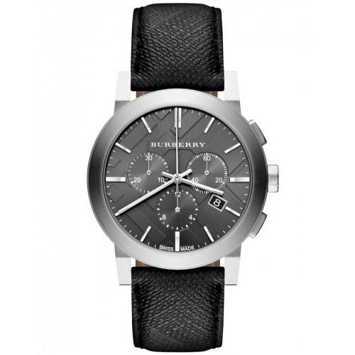 Burberry Mens Watch Chronograph The City Beat Check Bu9359