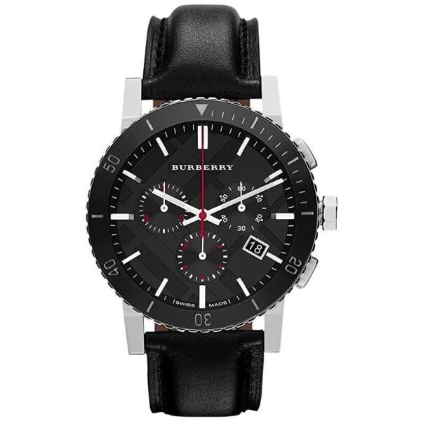 Burberry Mens Watch Chronograph The City Black Bu9382