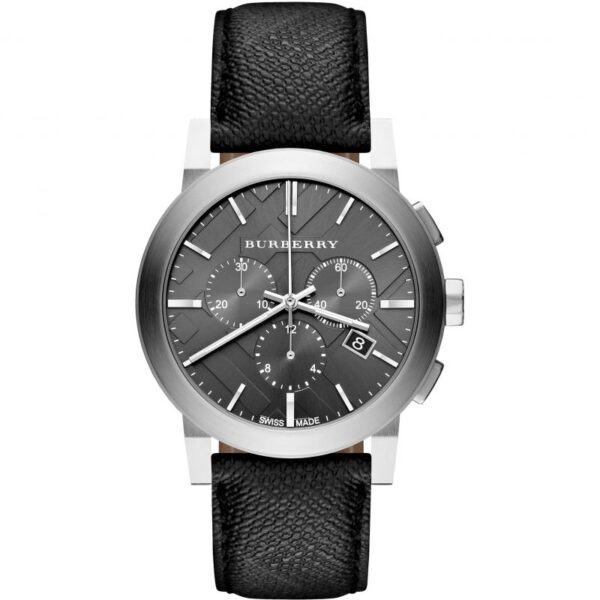 Burberry Mens Watch Chronograph The City Grey Bu9362