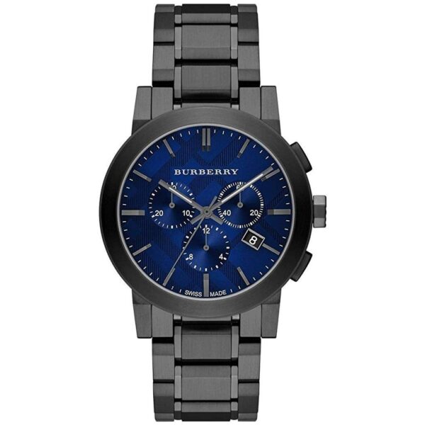 Burberry Mens Watch Chronograph The City Gun Metal Bu9365