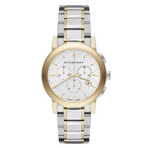 Burberry Ladies Watch Chronograph Two Tone Bu9751