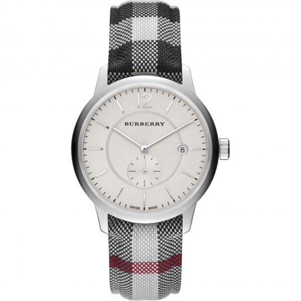 Burberry Mens Watch The Classic Horseferry Silver Bu10002