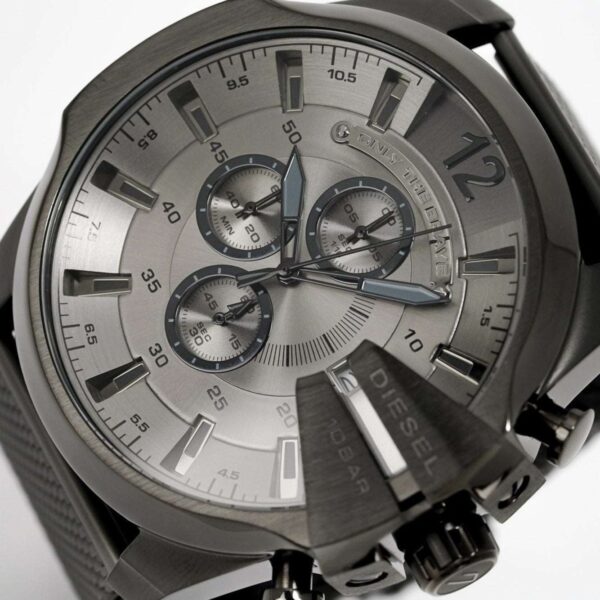 Diesel Dz4527 Men S Chronograph Mega Chief Gunmetal Mesh Watch - alternate view