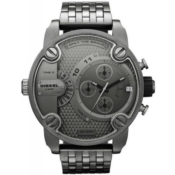 Diesel Dz7263 Men S Chronograph Little Daddy Gun Metal Watch