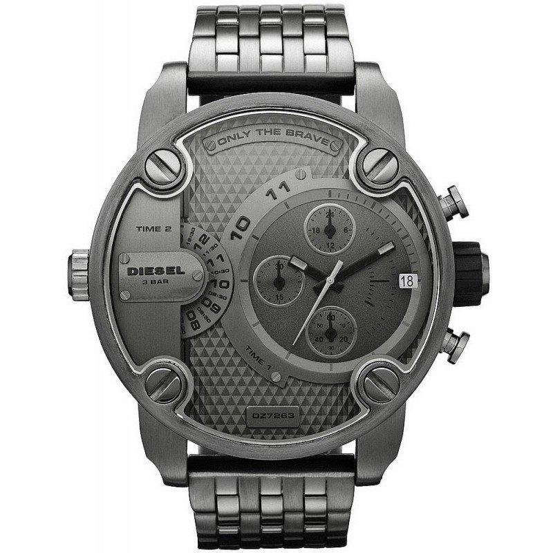 Diesel Dz7263 Men S Chronograph Little Daddy Gun Metal Watch